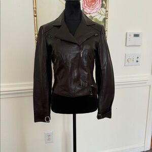 Christian Dior Leather Biker Jacket